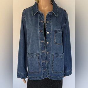 Well Worn Brand Women's Denim Jacket Medium Blue Wash Size Medium New with Tags